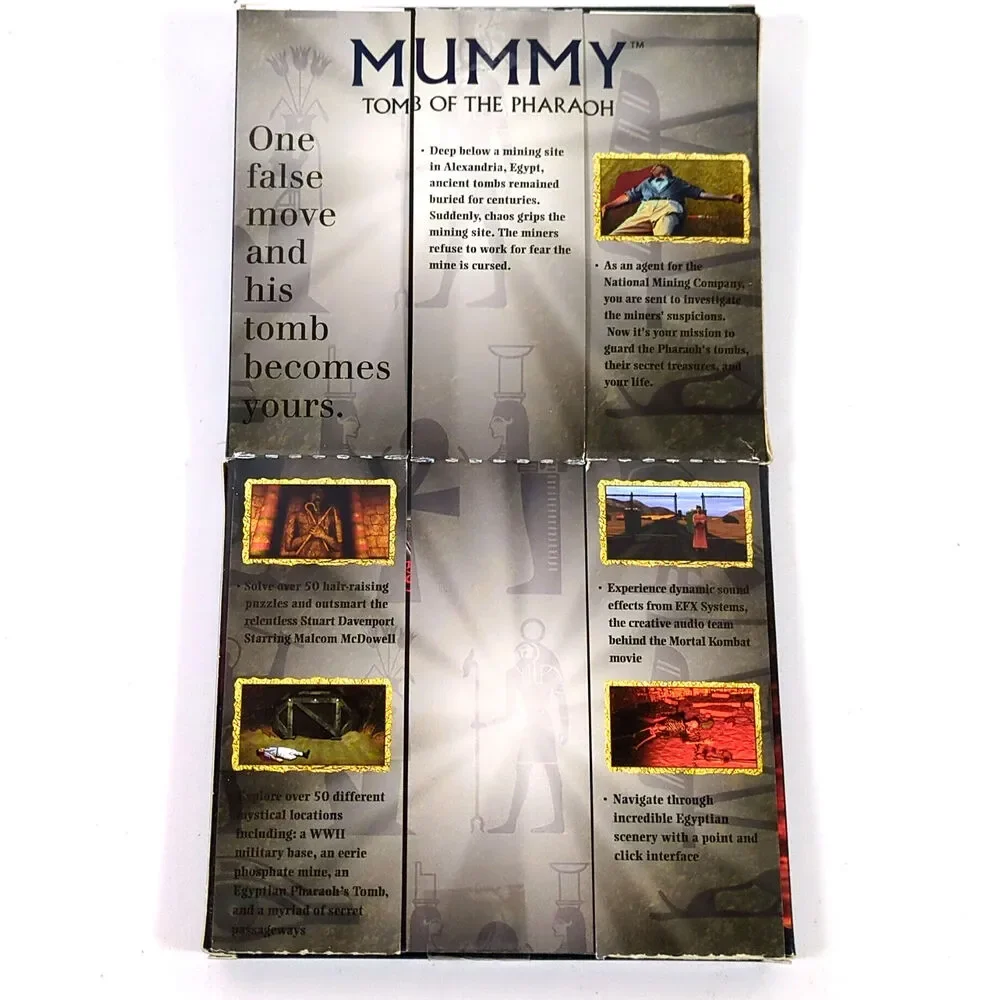 Mummy Tomb of the Pharaoh & Frankenstein Eye of the Monster Dual PC Game FMV